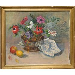 Adela Smith Lintelmann, Floral Still Life 4, Oil Painting