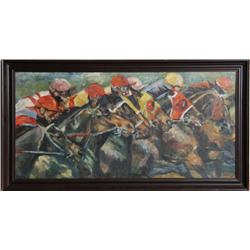 Ivana Jurna Lipska, Start, Oil Painting