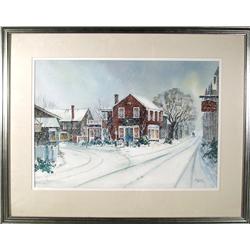 Andrew Memma, Pewter Shop, Watercolor