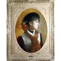 Francesco Paolo Michetti, Rosella, Oil Painting