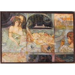 Oleg Neishadt, Three Panels, Oil Painting