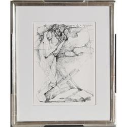 Ernst Neizvestny, Conception and Image, Samuel Beckett, Drawing