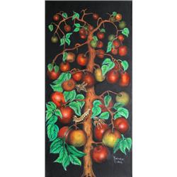 Yvon Nicolas, Apple Tree, Oil Painting
