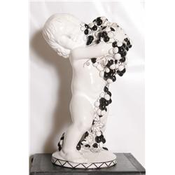 Michael Powolny, Fall, Four Seasons, Ceramic Sculpture