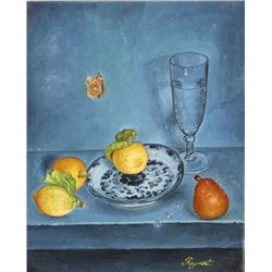 Isabelle Reynart, Still Life, Oil Painting