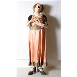 Kay Ritter, Singer, Painted Mixed Media Sculpture