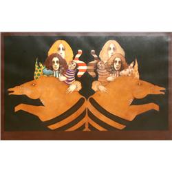 Ramon Santiago, Mirror Image, Oil Painting