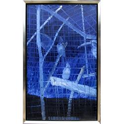 Hunt Slonem, Cardinals, Oil Painting