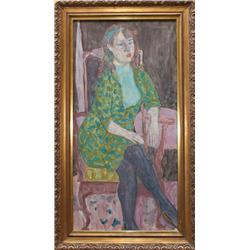 Joseph Solman, Jeannie, Oil Painting