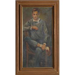 Maurice Stein, Portrait of Gary Drake, Oil Painting