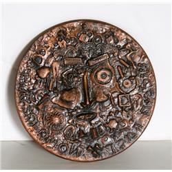 Theo Tobiasse, King Solomon, Bronze Medallion