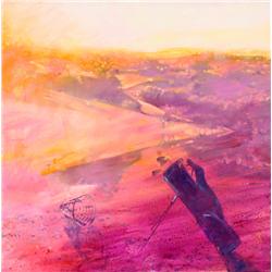 Mario Vespasiani, Golf, Acrylic Painting