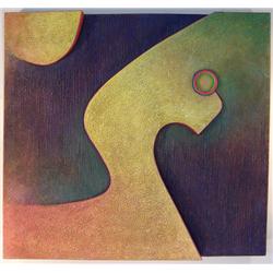 Warren Wolf, Abiyer & Cashowk #1, Mixed Media Painting