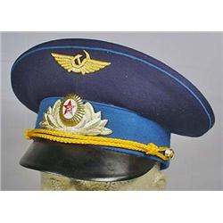 SOVIET UNION AIR FORCE VISOR PARADE HAT