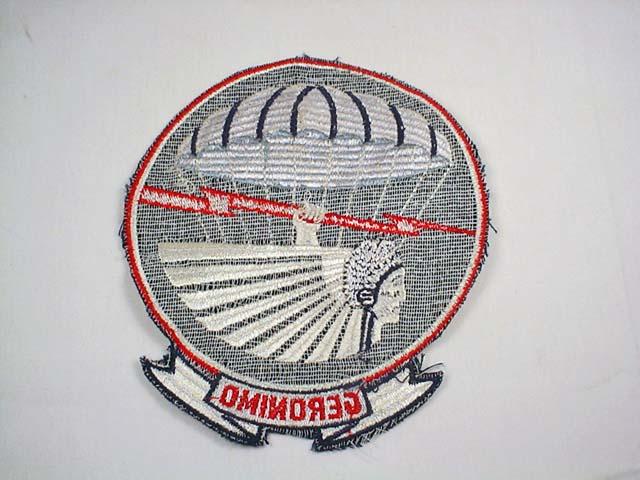 WW2 US ARMY 501ST GERONIMO AIRBORNE SQUADRON PATCH
