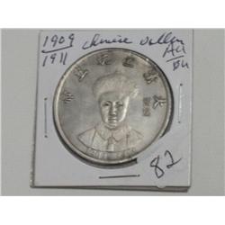 1909-1911 CHINESE DOLLAR