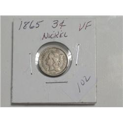 1865 3c NICKEL