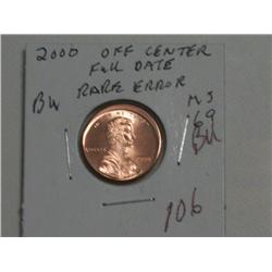 2000 LINCOLN CENT