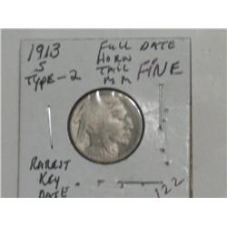 1913-S BUFFALO NICKEL