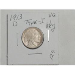 1913-D BUFFALO NICKEL