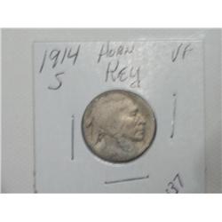 1914-S BUFFALO NICKEL