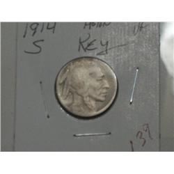 1914-S BUFFALO NICKEL