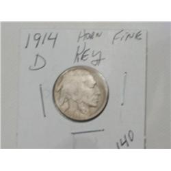 1914-D BUFFALO NICKEL