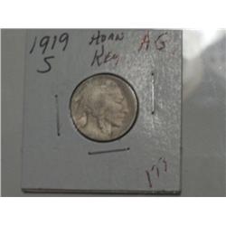 1919-S BUFFALO NICKEL