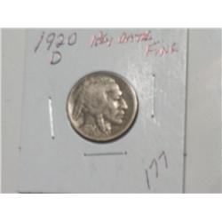 1920-D BUFFALO NICKEL