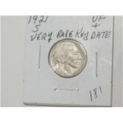 1921-S BUFFALO NICKEL