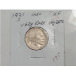 1921-S BUFFALO NICKEL