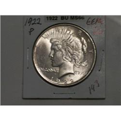 1922-P PEACE DOLLAR