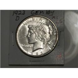 1923-D PEACE DOLLAR
