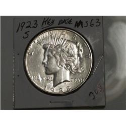 1923-S PEACE DOLLAR