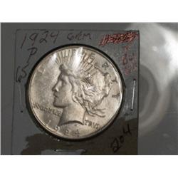 1924-P PEACE DOLLAR