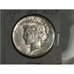 1924-S PEACE DOLLAR