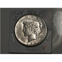 1924-S PEACE DOLLAR