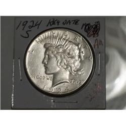 1924-S PEACE DOLLAR