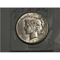 1927-P PEACE DOLLAR