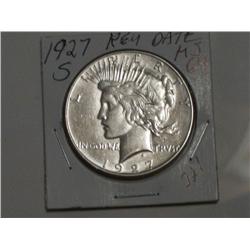 1927-S PEACE DOLLAR