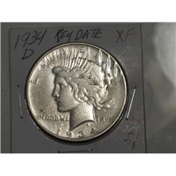 1934-D PEACE DOLLAR