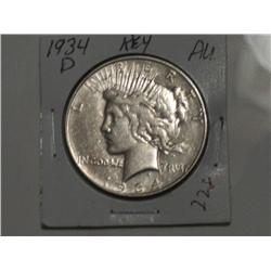 1934-D PEACE DOLLAR