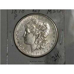 1878-P MORGAN DOLLAR