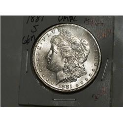 1881-S MORGAN DOLLAR