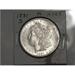 1881-S MORGAN DOLLAR