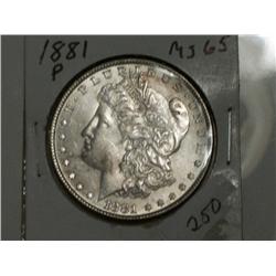 1881-P MORGAN DOLLAR