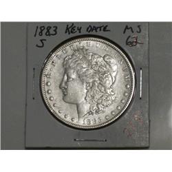 1883-S MORGAN DOLLAR