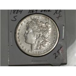 1884-S MORGAN DOLLAR