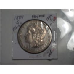 1884-S MORGAN DOLLAR