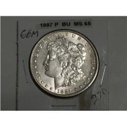 1887-P MORGAN DOLLAR
